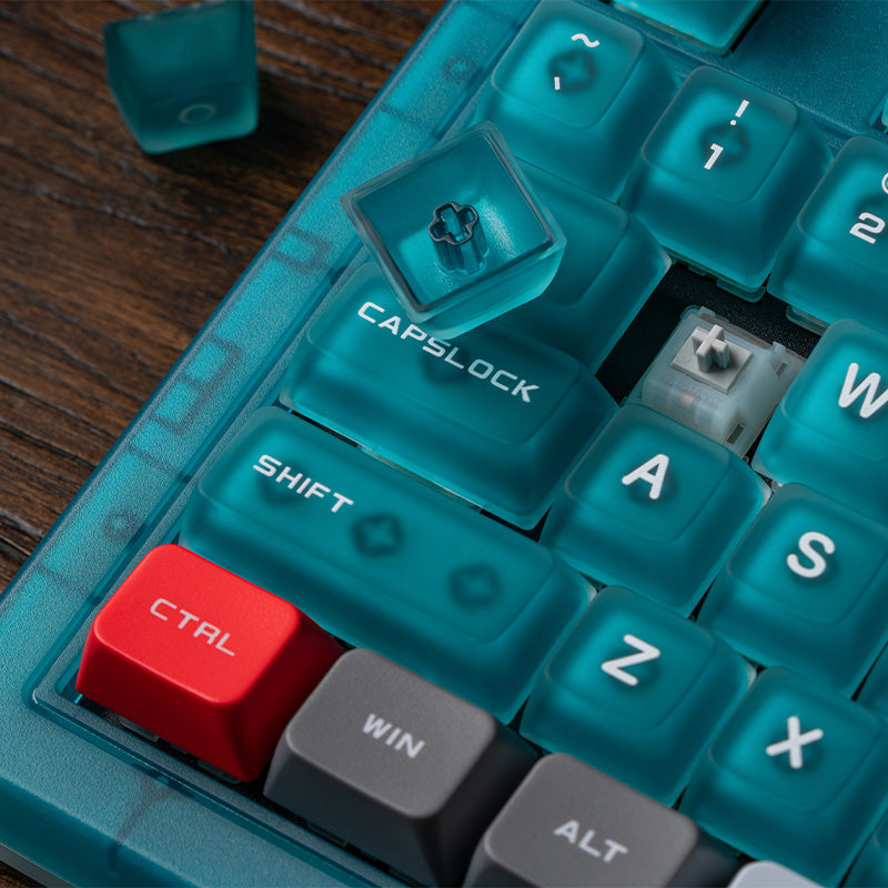 8BitDo Retro 87 Keyboard - Clear Blue