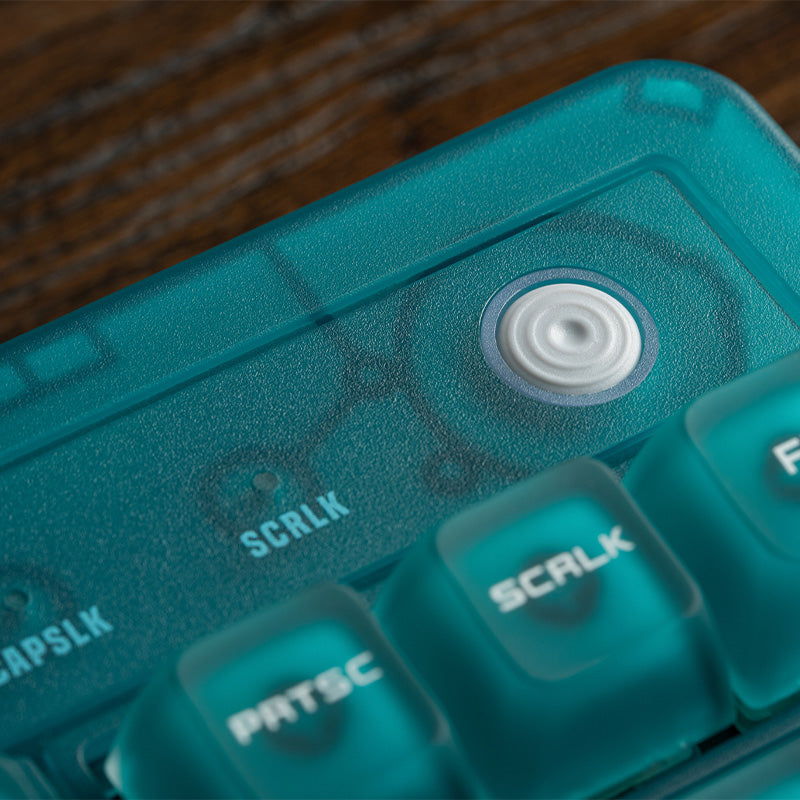 8BitDo Retro 87 Keyboard - Clear Blue
